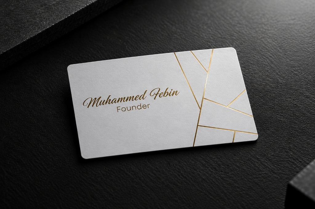 Zappit Minimalist Ceramic White PVC smart card